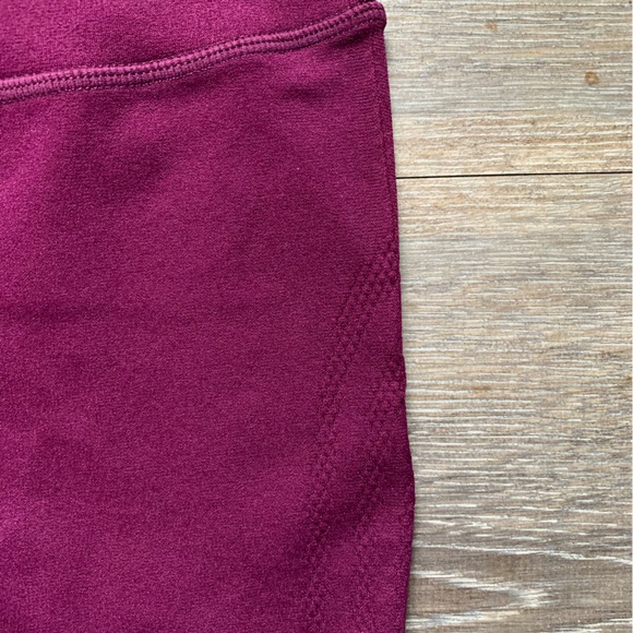 Fabletics Sculptknit Maroon Leggings XS - Picture 2 of 7